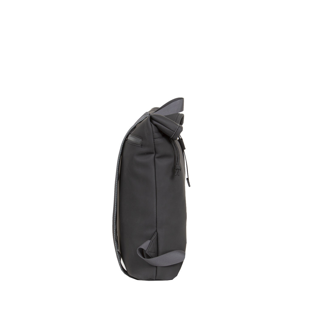 New Rebels ® Tim Rolltop Rucksack Klein Schwarz/Grau