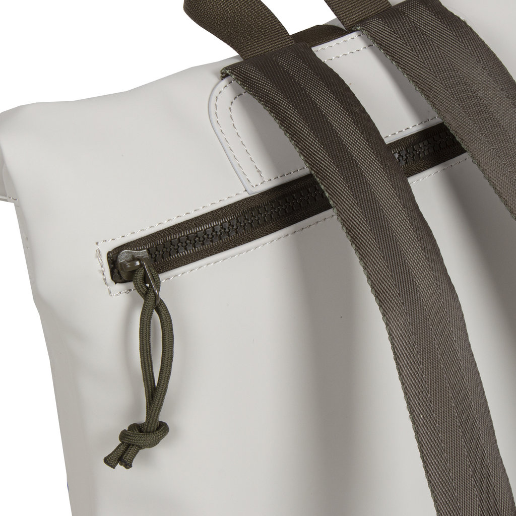 New Rebels New Rebels ® Tim Rolltop Backpack Small Beige/OlIVe