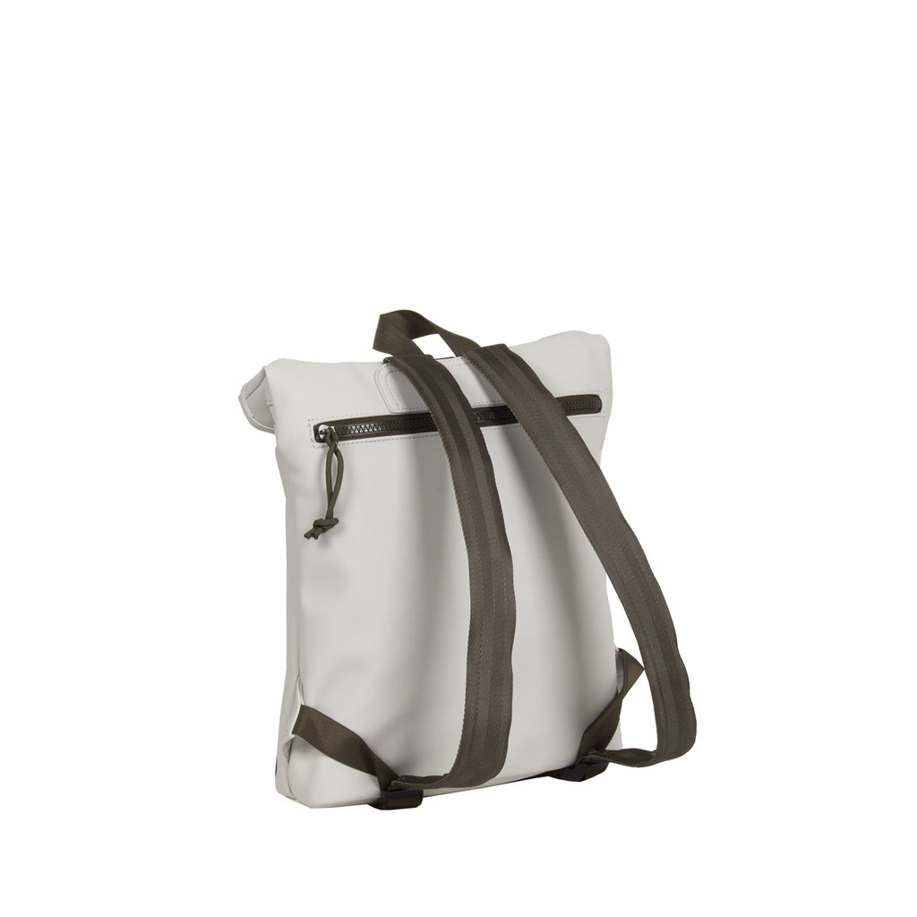 New Rebels ® Tim Rolltop Rucksack Klein Beige/OlIV