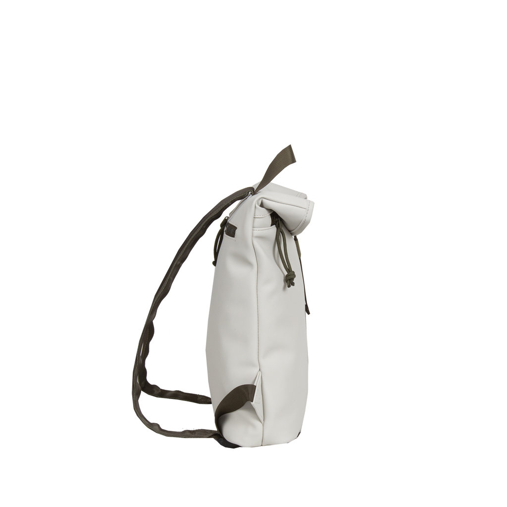 New Rebels ® Tim Rolltop Rucksack Klein Beige/OlIV