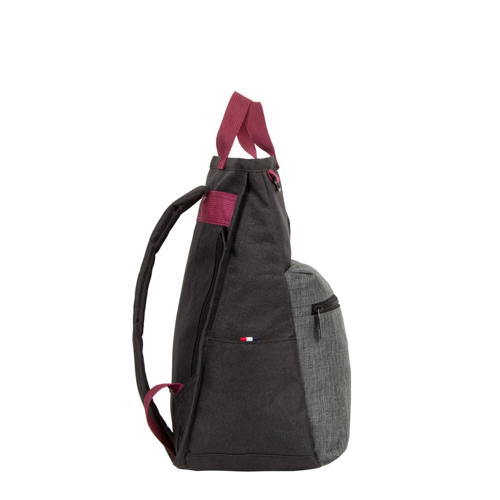 New Rebels New Rebels ® Morris Rugzak Black 2Tone 14L 23X16X37CM