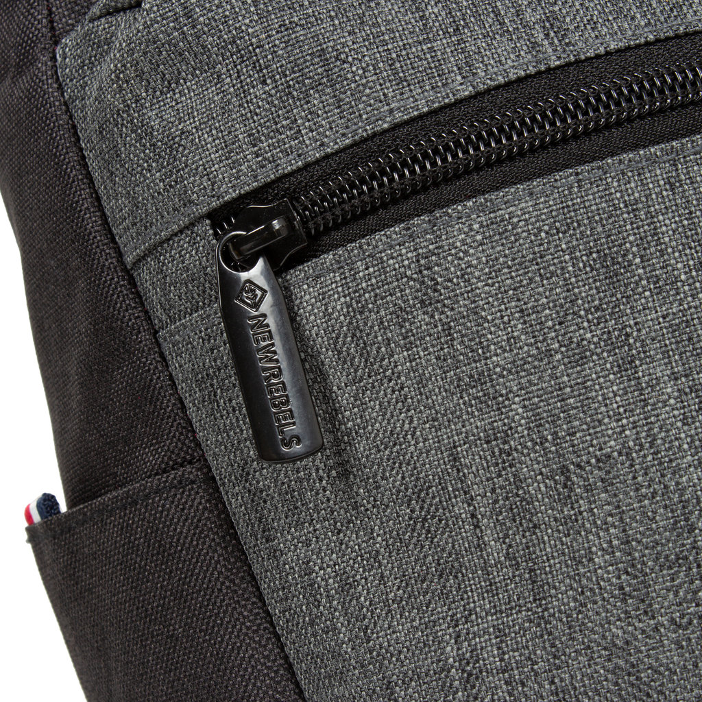 New Rebels New Rebels ® Morris Rugzak Black 2Tone 14L 23X16X37CM