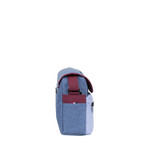 New Rebels New Rebels ® Morris Shoulderbag Medium Flap Soft Blue 2Tone 30X12X23CM
