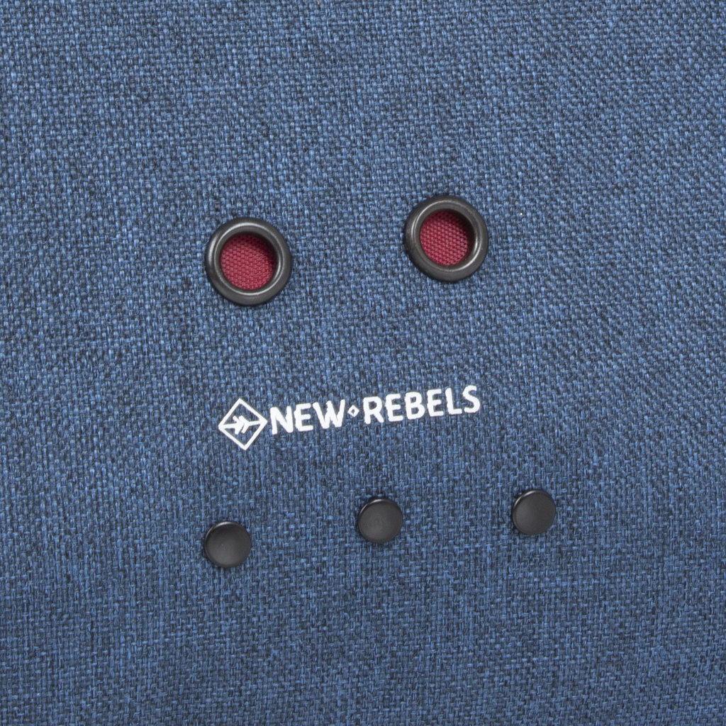 New Rebels New Rebels ® Morris Rucksack Navy 2Tone 14L 23X16X37Cm