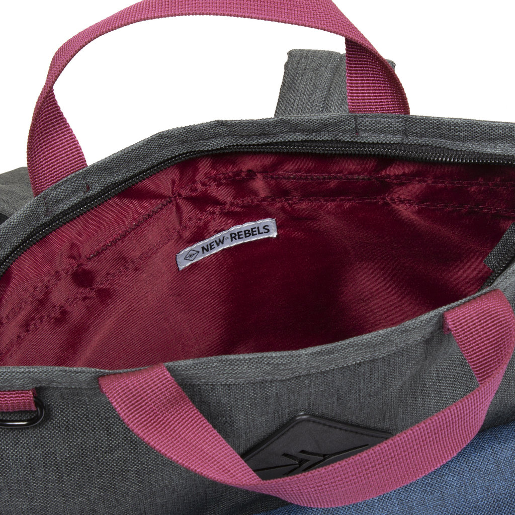 New Rebels New Rebels ® Morris Rucksack Navy 2Tone 14L 23X16X37Cm