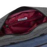 New Rebels® Morris shoulderbag medium flap navy 2tone 30x12x23cm
