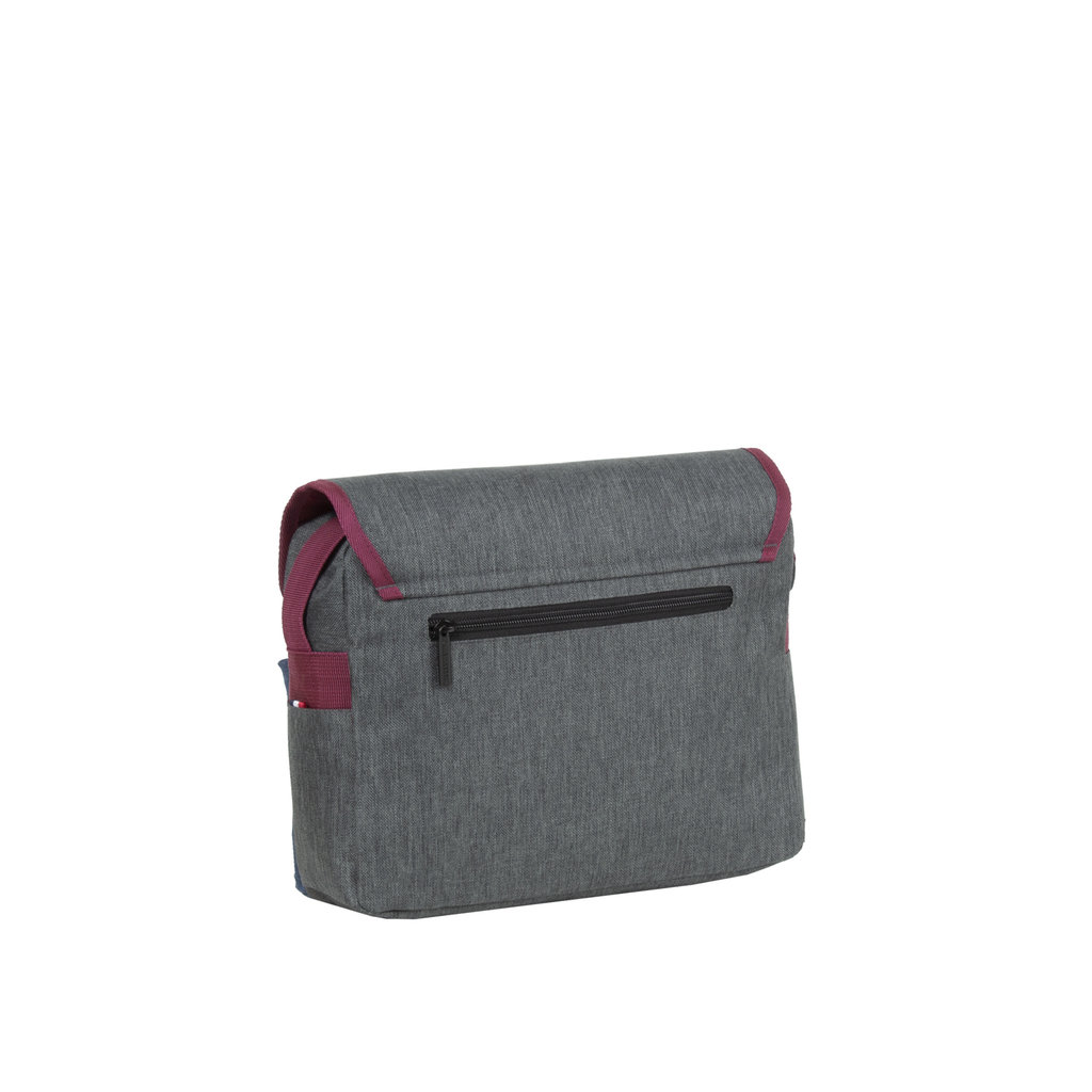 New Rebels New Rebels ® Morris Schoudertas Medium Flap Navy 2Tone 30X12X23CM