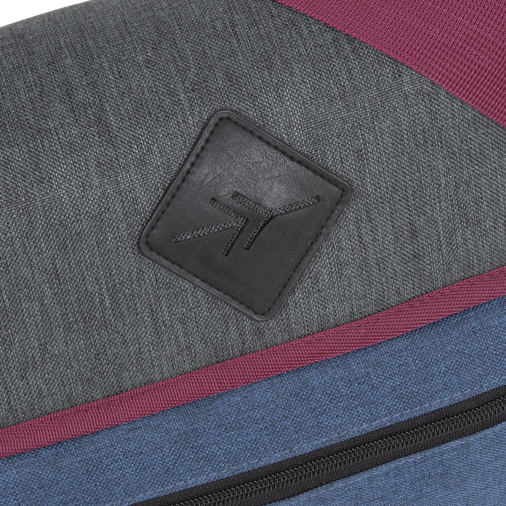 New Rebels New Rebels ® Morris Schoudertas Medium Flap Navy 2Tone 30X12X23CM