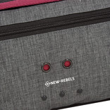 New Rebels ® Morris Shoulderbag Medium Flap Black 2Tone 30X12X23CM