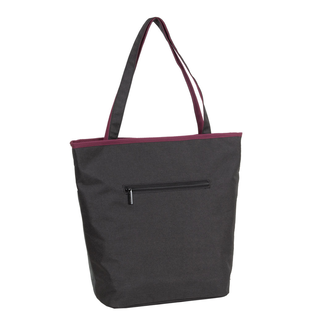 New Rebels New Rebels ® Morris Shopper Zwart 2Tone 43X16X37CM