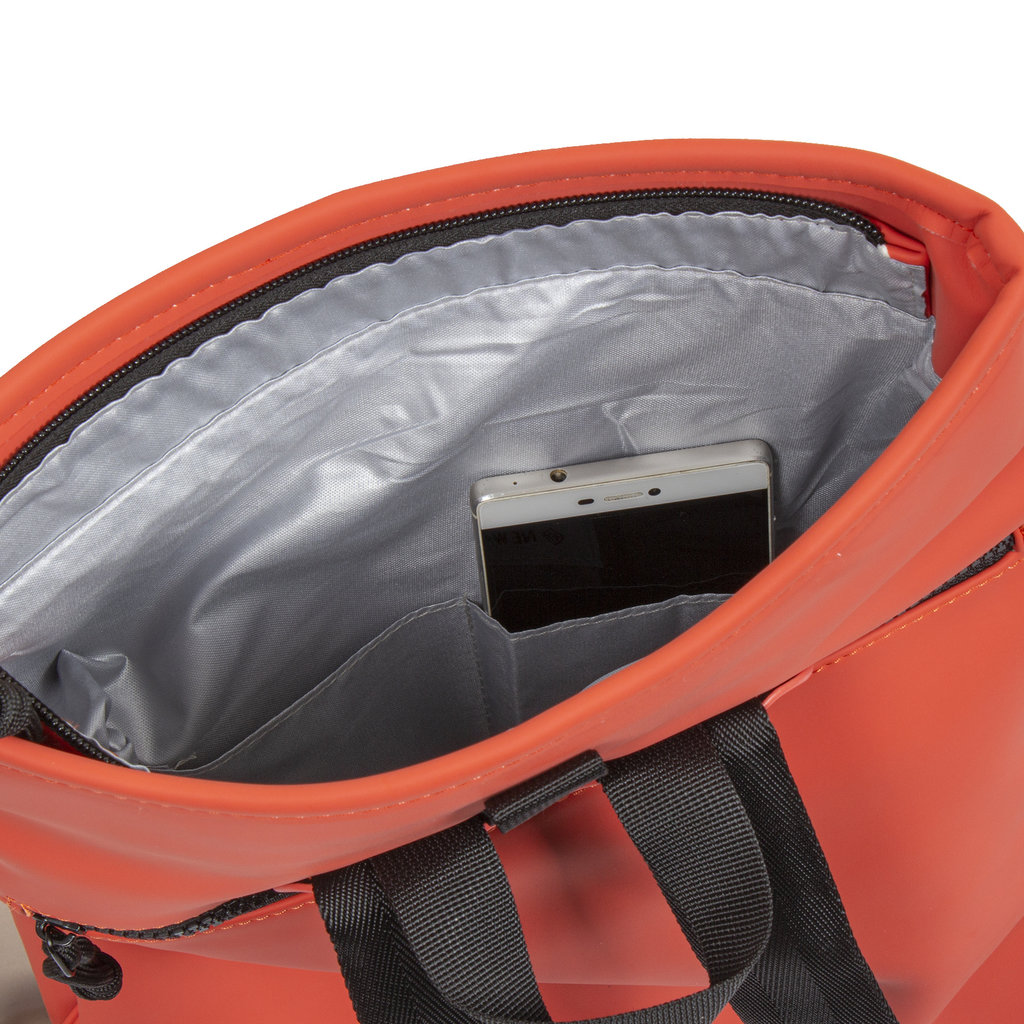 New-Rebels® Mart - Roll-Top - Backpack - Waterafstotend - Orange - Small II - 27x8x33cm - Rugtas - Rugzak