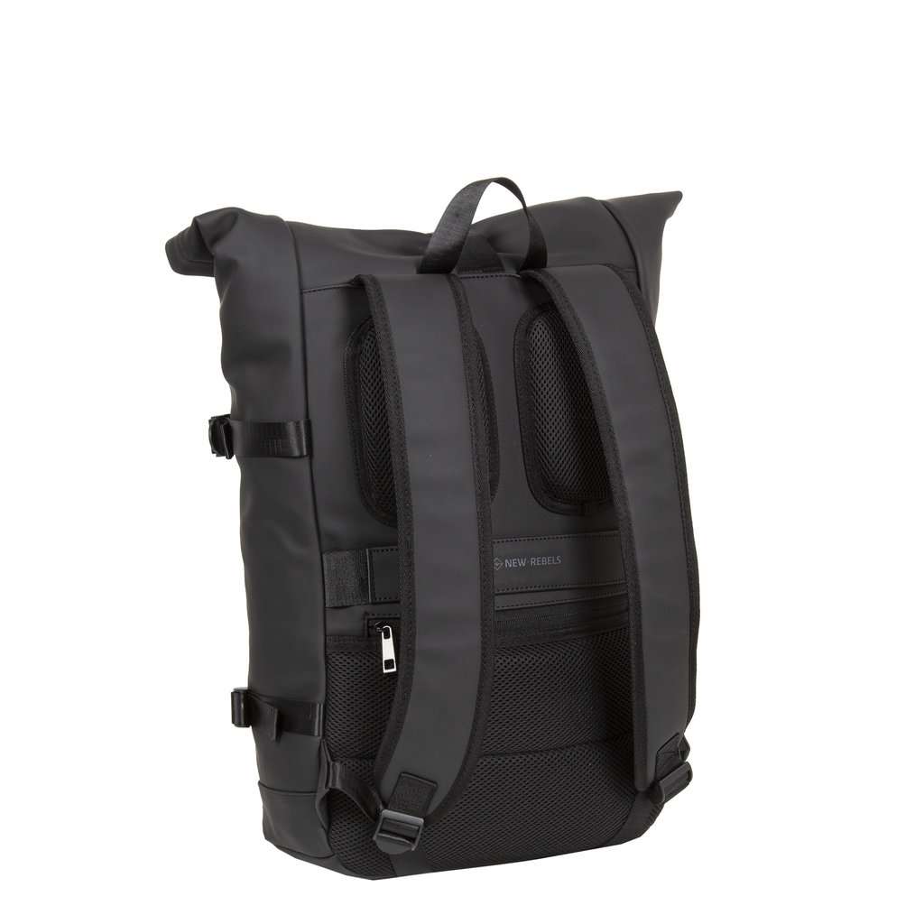 New Rebels New Rebels William Riverside Zwart 19L Rugzak Waterafstotend Laptop 15.6"