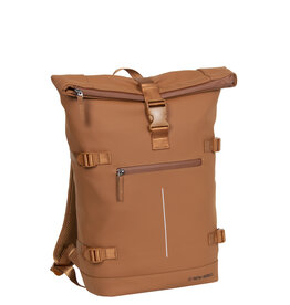 New Rebels New Rebels William Riverside Cognac 19L Rugzak Waterafstotend Laptop 15.6"