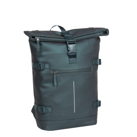 William Riverside Metallic Green 19L Backpack Water Repellent Laptop 15.6"