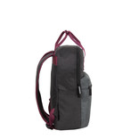 New Rebels New Rebels ® Morris Rugtas Black 2Tone 10L 26X10X35CM New Rebels New Rebels ® Morris Rugtas Black 2Tone 10L 26X10X35CM