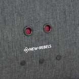 New Rebels ® 	Morris Rugtas Black 2Tone 10L 26X10X35CM