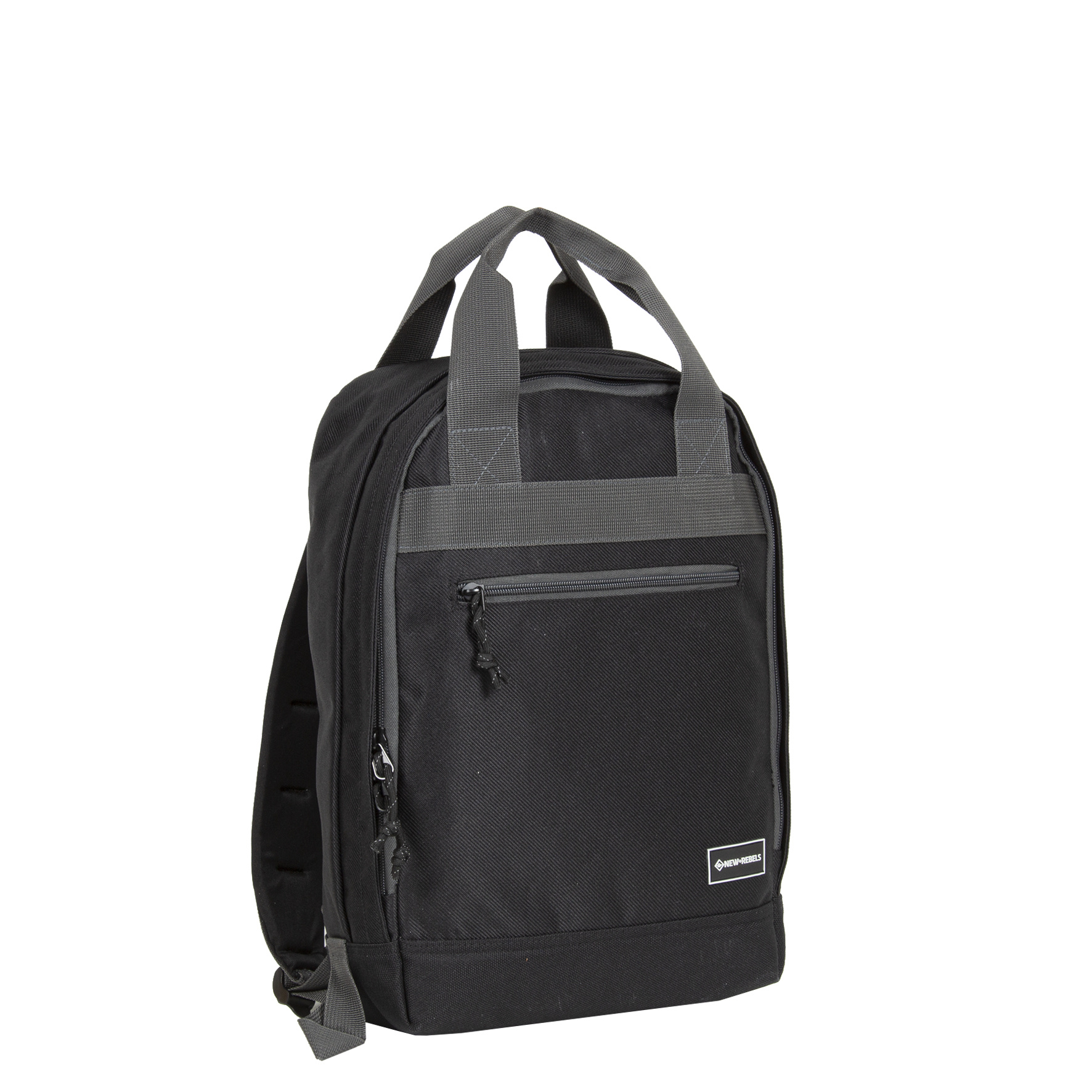 New-Rebels®  New-Rebels Cooper Backpack Zwart 27x11x40cm