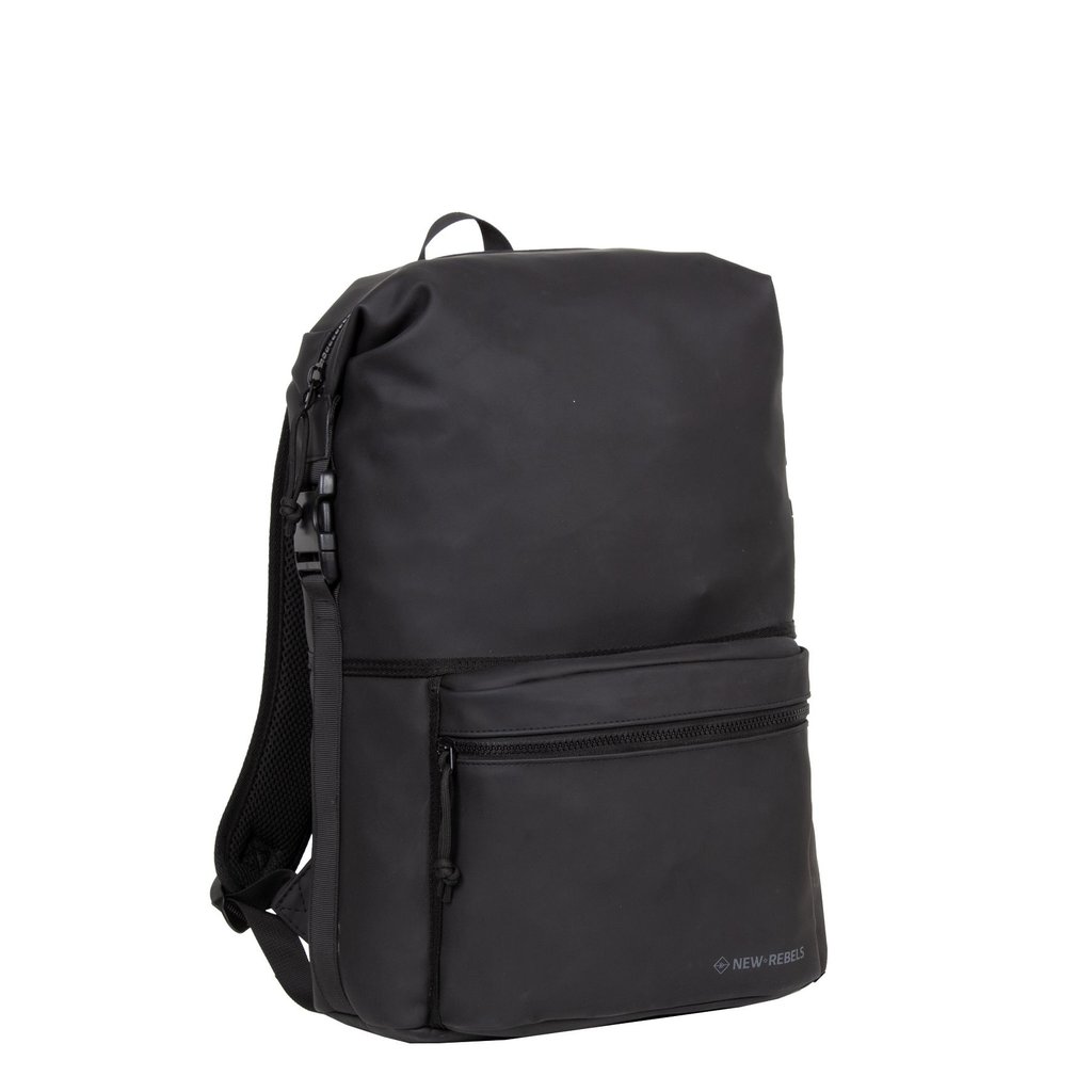 New Rebels ® William - Backpack - Black 24L -  Water Repellent
