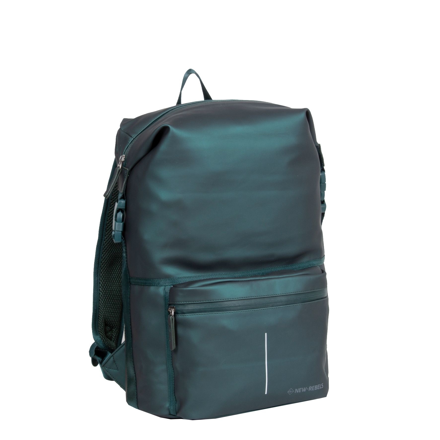 New Rebels® William - Rugtas - Groen - Waterafstotend - 15.615141312108 - 24L - 28x20x43cm - Rugzak / Backpack