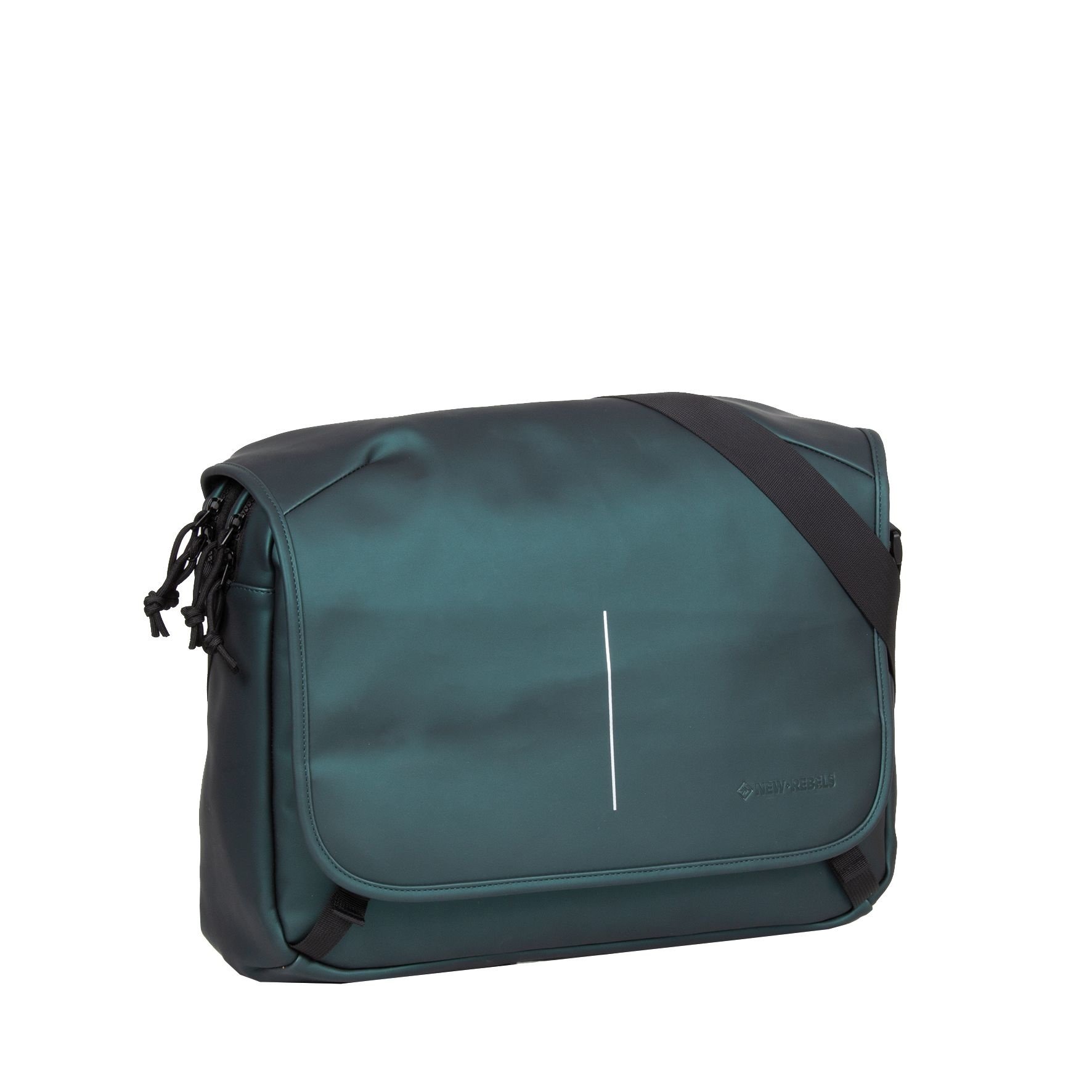 New Rebels William - Shoulder Bag - Donker Groen 10L - Waterafstotend