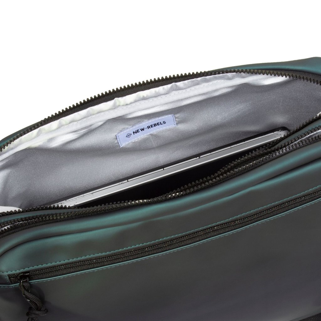 New Rebels New Rebels ® William - Shoulderbag - Dark Green 10L -  Water Repellent