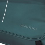 New Rebels ® William - Computer Umhängetasche - Dunkelgrün 10L -  Wasserabweisend