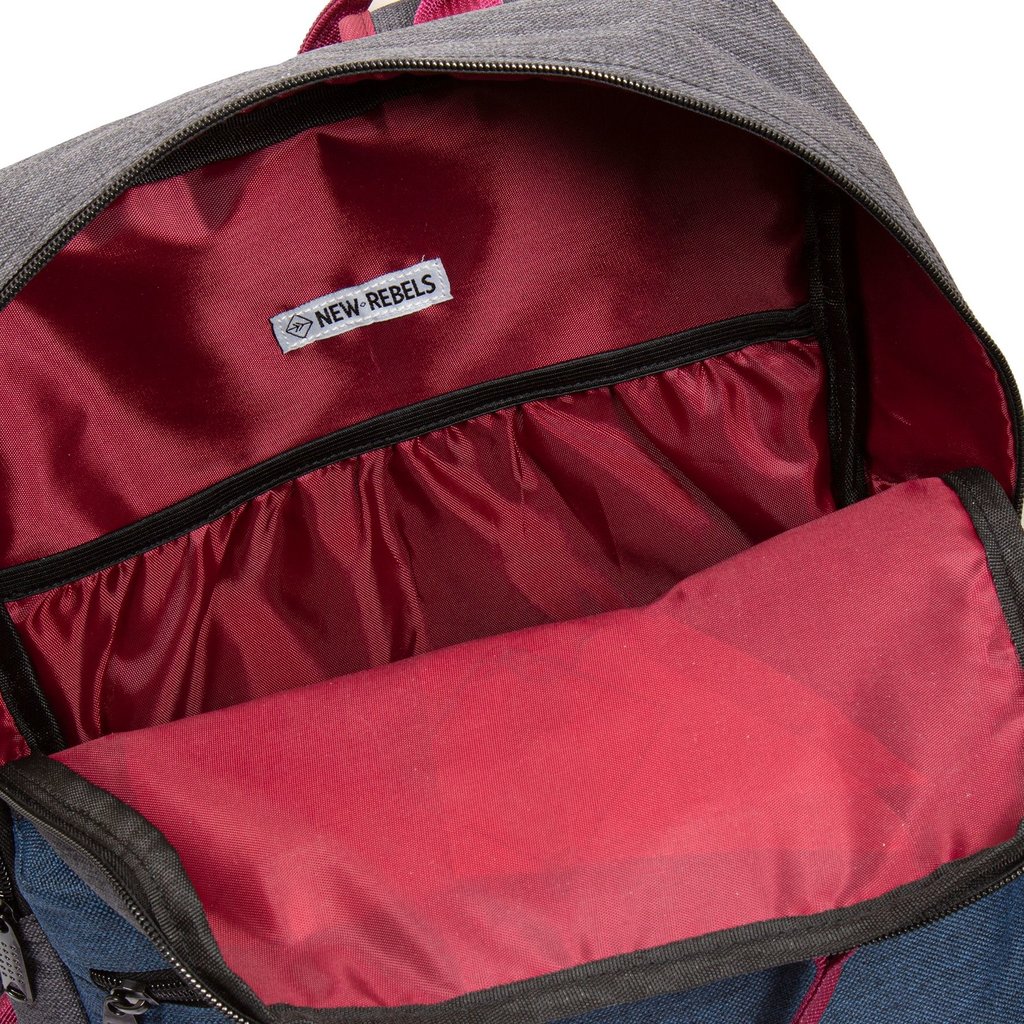 New Rebels New Rebels ® Morris Backpack Navy 2Tone 10L 26X10X35CM