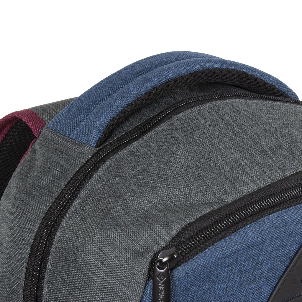 New Rebels ® Morris Backpack with 3 pockets Navy 2 Tone 31X19X46CM