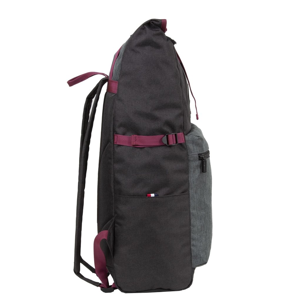New Rebels New Rebels ® Morris Big Rolltop Rucksack Schwarz 2Tone 16L 27X15X47Cm