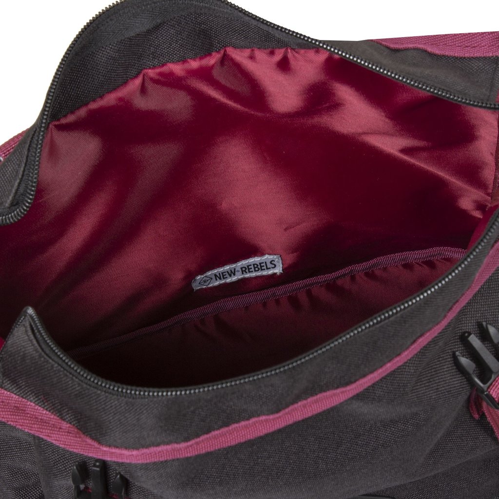 New Rebels New Rebels ® Morris Big Rolltop Rucksack Schwarz 2Tone 16L 27X15X47Cm