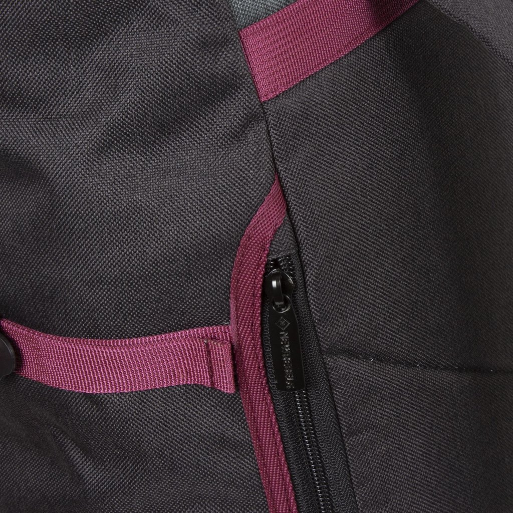 New Rebels ® Morris Big Roll Top Backpack Black 2Tone 16L 27X15X47CM