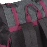 New Rebels New Rebels ® Morris Big Rolltop Rucksack Schwarz 2Tone 16L 27X15X47Cm
