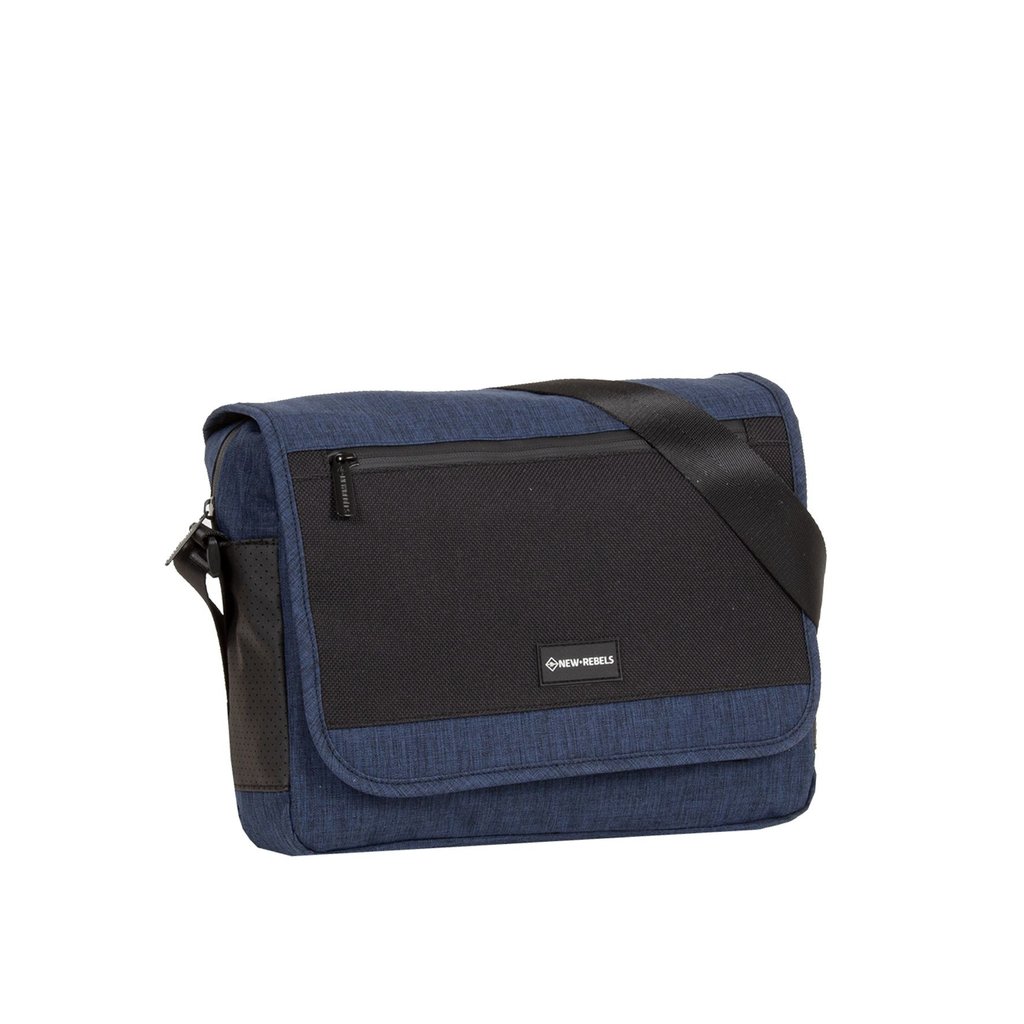New Rebels New Rebels ® Solar 25 - Medium Schoudertas  A5 - Crossbodytas Met Flap - Shadow Blue
