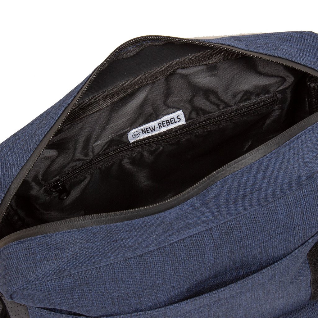 New Rebels New Rebels ® Solar 25 - Medium Schoudertas  A5 - Crossbodytas Met Flap - Shadow Blue