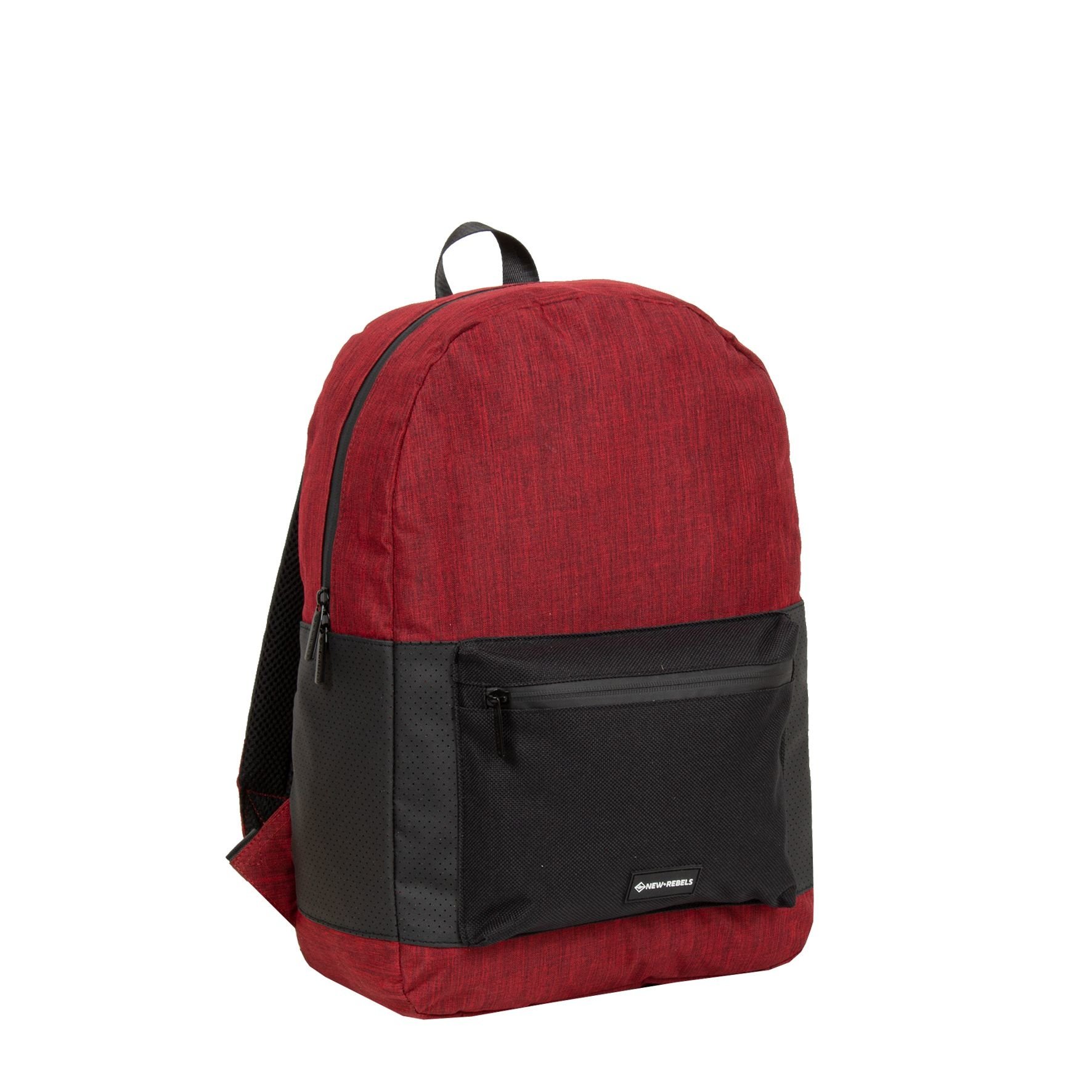 New Rebels® Solar - Rugtas - Rood - Waterbestendig - 13 - 16L - 28x14x42cm - Rugzak / Backpack