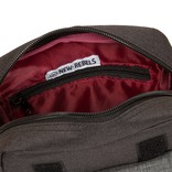 New Rebels® Morris shoulderbag topzip black 2tone 22x7x17cm