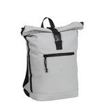 New Rebels New Rebels Mart New York Light Gray 21L Backpack Rolltop Water Repellent Laptop 15.6"