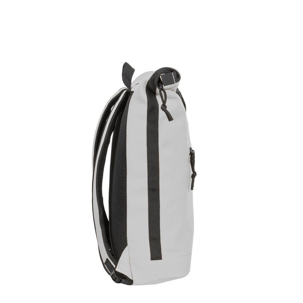 New Rebels New Rebels Mart New York Light Gray 21L Backpack Rolltop Water Repellent Laptop 15.6"