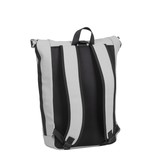 New Rebels New Rebels Mart New York Light Gray 21L Backpack Rolltop Water Repellent Laptop 15.6"