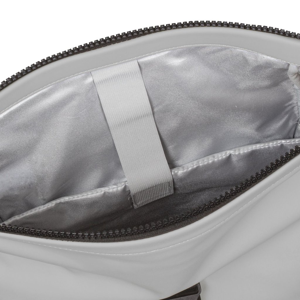 New Rebels New Rebels Mart New York Light Gray 21L Backpack Rolltop Water Repellent Laptop 15.6"