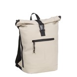 New Rebels New Rebels Mart New York Beige 21L Backpack Rolltop Water Repellent Laptop 15.6"