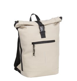 New Rebels New Rebels Mart New York Beige 21L Rucksack Rolltop Wasserabweisend Laptop 15.6"