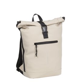 New Rebels Mart New York Beige 21L Backpack Rolltop Water Repellent Laptop 15.6"