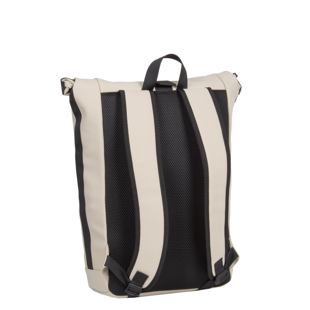 New Rebels New Rebels Mart New York Beige 21L Rucksack Rolltop Wasserabweisend Laptop 15.6"