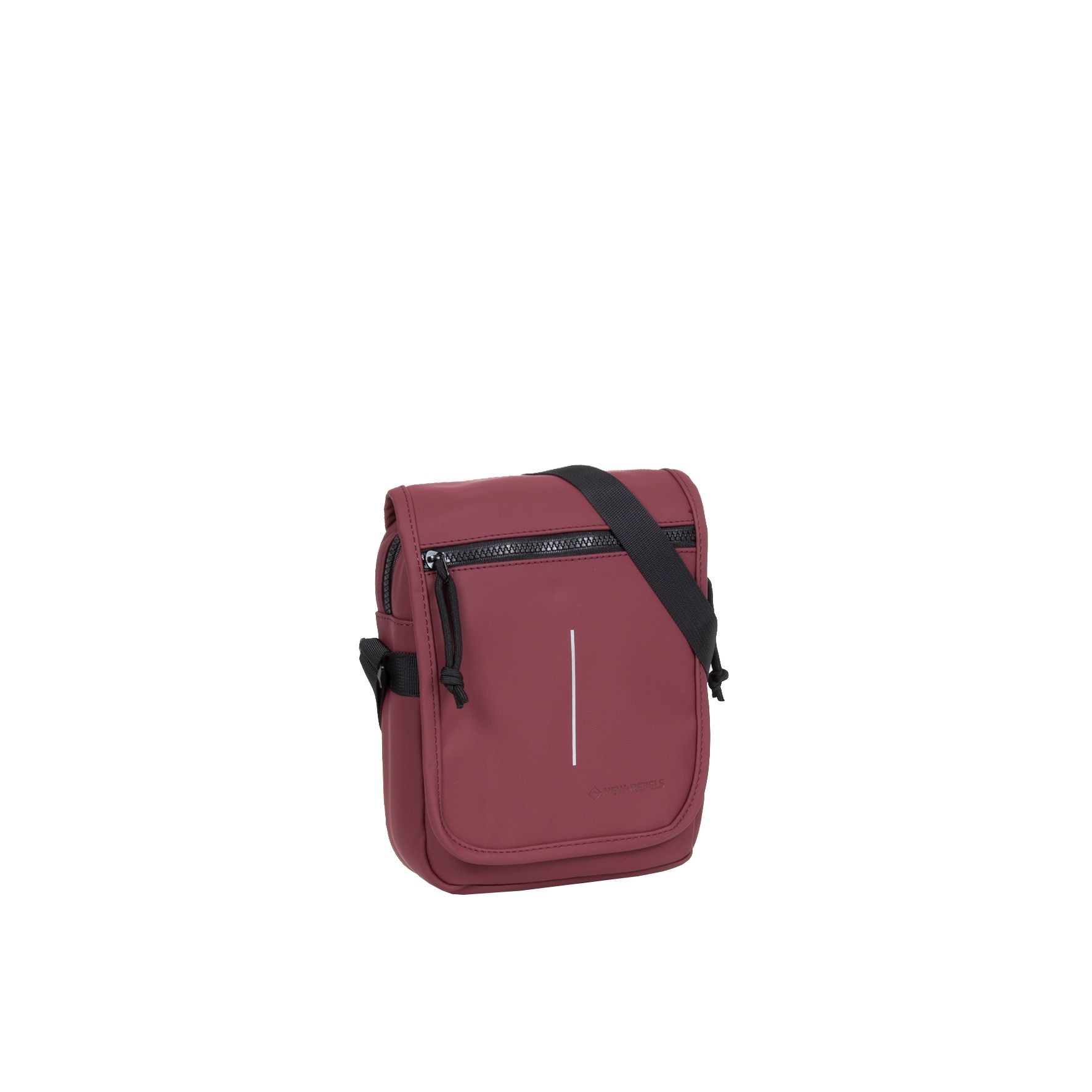 New-Rebels® Mart - Small - Flap - Shoulder bag - Crossbody bag - Burgundy