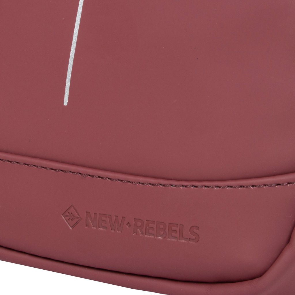 New Rebels ® Mart - Schultertasche - Umhängetasche - Top Zip - Burgundy