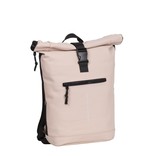 New Rebels New Rebels Mart New York Zacht Roze 21L Rugtas Rolltop Waterafstotend Laptop 15.6"
