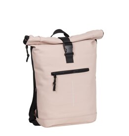New Rebels New Rebels Mart New York Zacht Roze 21L Rugtas Rolltop Waterafstotend Laptop 15.6"