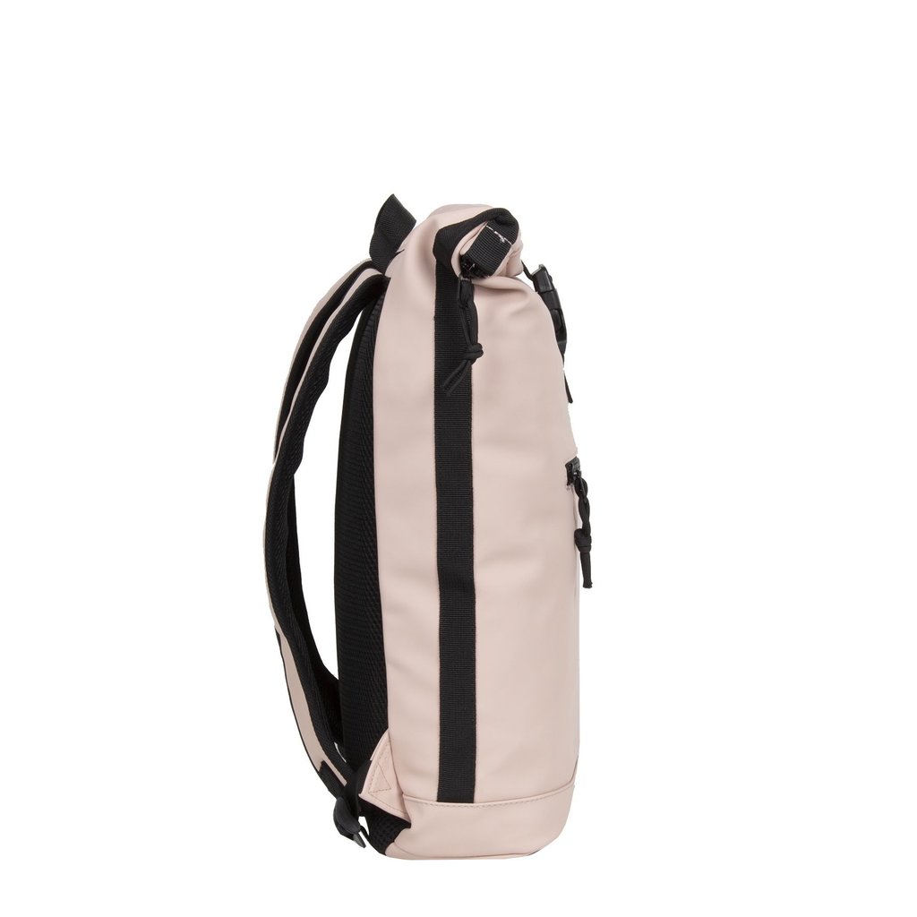 New Rebels Mart New York Soft Rosa 19L Rucksack Rolltop Wasserabweisend Laptop 15.6