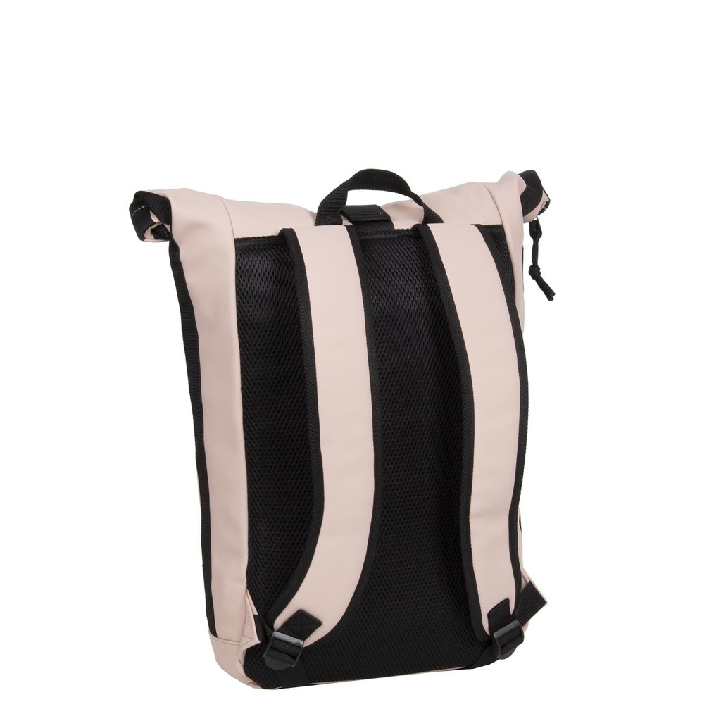 New Rebels New Rebels Mart New York Zacht Roze 21L Rugtas Rolltop Waterafstotend Laptop 15.6"